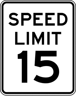 speed limit 15